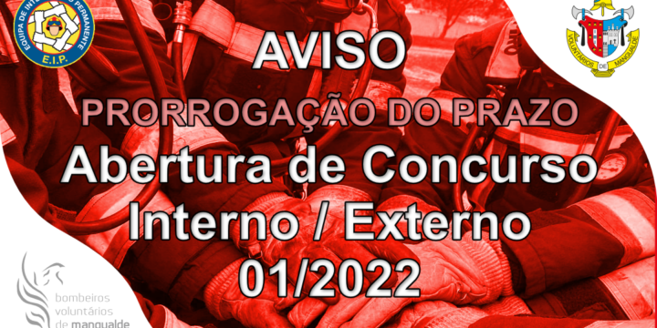 Prorrogação – Aviso de Abertura de Concurso EIP01/2022