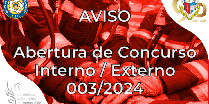 Aviso de Abertura de Concurso EIP003/2024